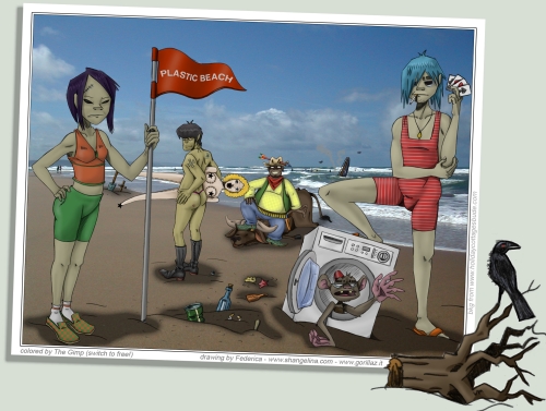 Plastic beach